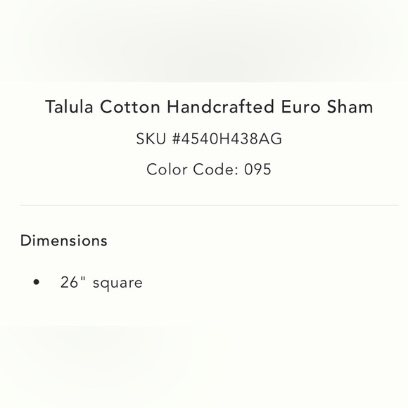 Anthropologie Talula Cotton Handcrafted Quilt with Euro Sham Size Queen NWT - Picture 10 of 17